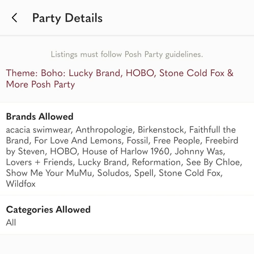 ๐HOSTING๐ Boho: Birkenstock, Free People, Wildfox & More Posh Party - Picture 2 of 2